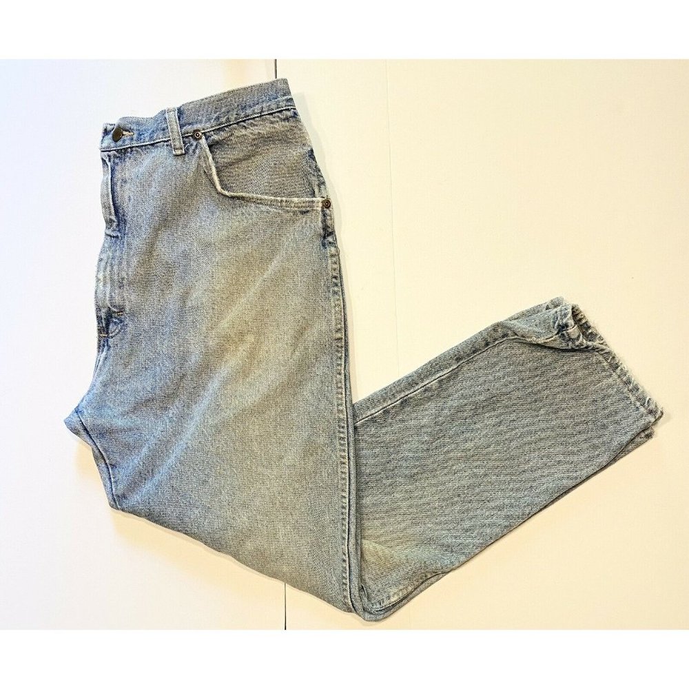 Vintage Wrangler Men's Slim Fit Jeans 40 X 30 Made in USA